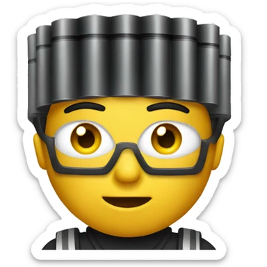 person dressed up as a battery thats on low sticker