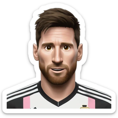 Messi inter miami sticker