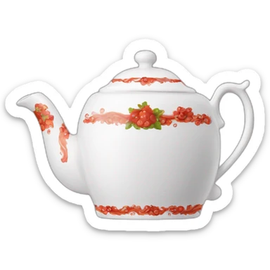 Yorkshire tea pot sticker