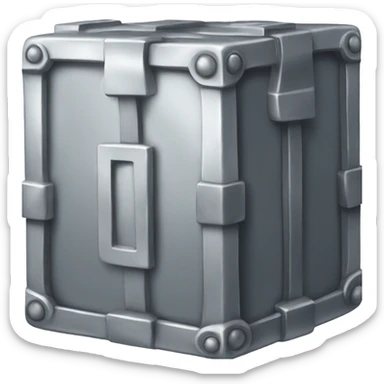 metal, lead, material, box sticker