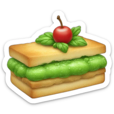 Canapé vert sticker