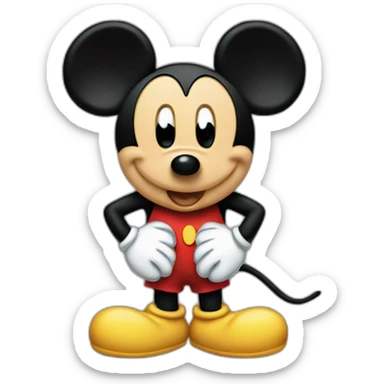 Mickey sticker