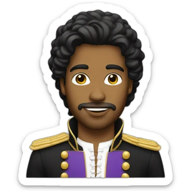Prince musician sticker