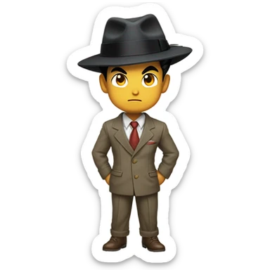 Goku in the 1940’s sticker