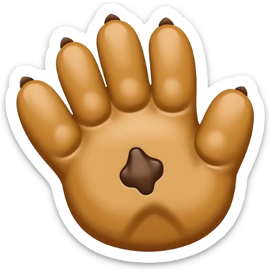 ⁠A twitching paw tapping or drumming against the screen. sticker