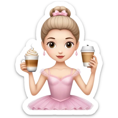 ballerina cappuccino ￼ sticker