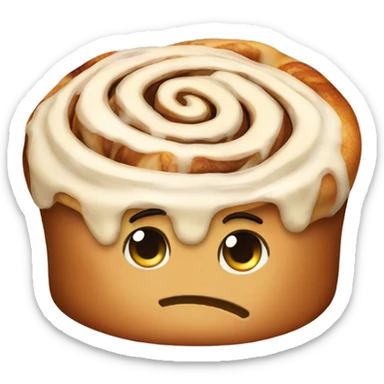 Cinnamon roll sticker