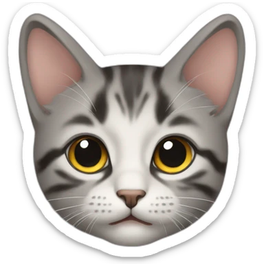 chaton informaticien sticker