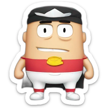 Captain underpants sticker
