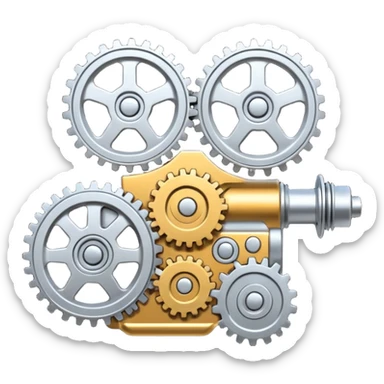 i want a emoji that describes a minibaja power Train that includes a CVT sticker