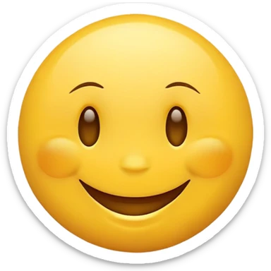 happy yellow smiling face sticker