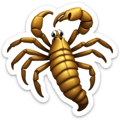 Mean scorpion  sticker