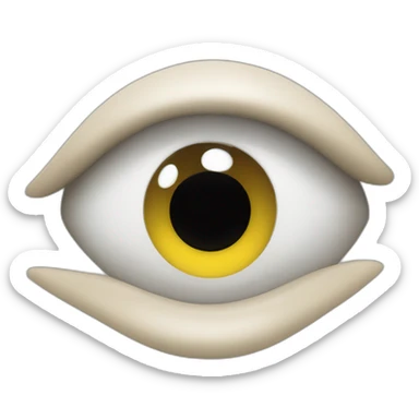 Plisse les yeux sticker