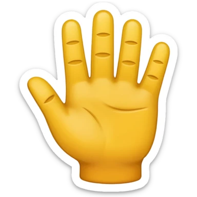 wednesday hand sticker