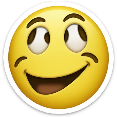 Canvas painting emoji sticker