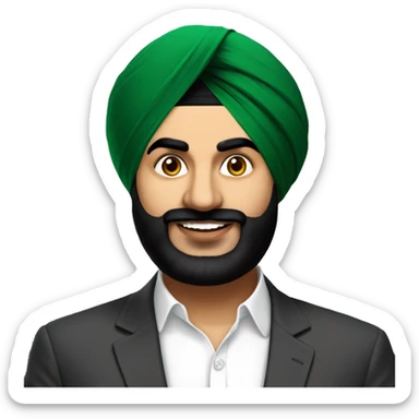 sidhu with aujla sticker