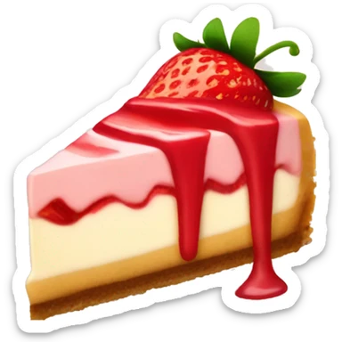 strawberry cheesecake  sticker