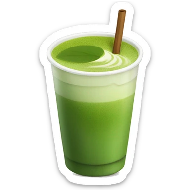 matcha drink sticker