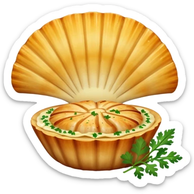 Coquille saint Jacques  sticker