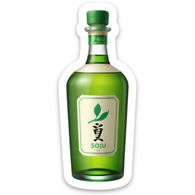 korea soju sticker