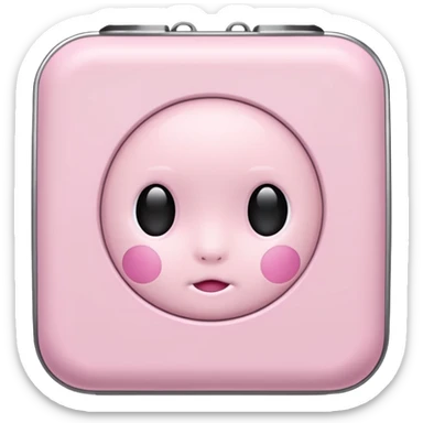 A stanley in baby pink sticker