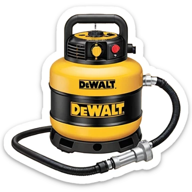 DEWALT DWFP55126 Heavy-Duty Pancake Compressor, Gas, 5 Gal. emoji style  sticker