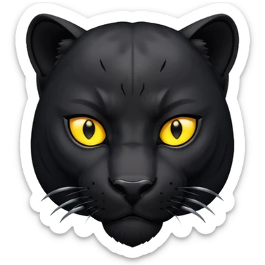 Emolgi de pantera negra sticker