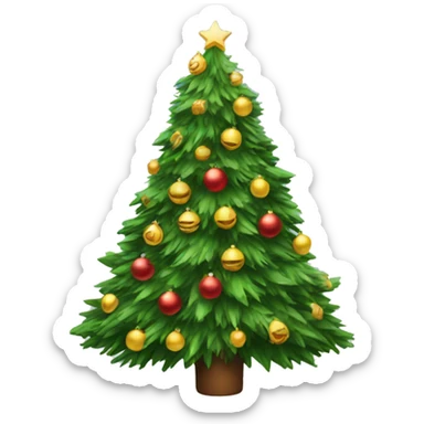 christmas tree sticker