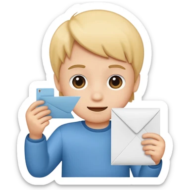 make the kid hold a paper that says F sticker