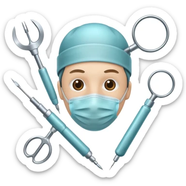 surgeon tools sticker