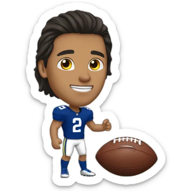 Waren Zaïre-Emery play football sticker