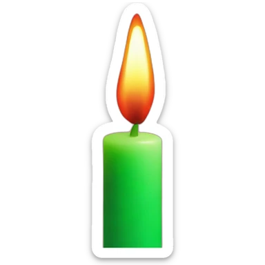 Stock market candles red and green  sticker