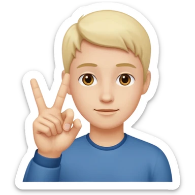 Le signe de main de jul sticker