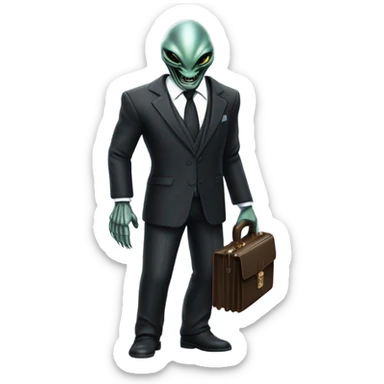 Millionaire xenomorph sticker