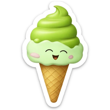 pistachio icecream sticker
