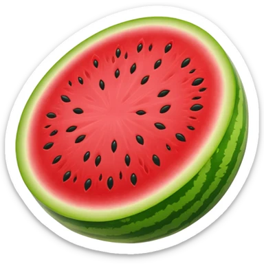 Cute watermelon sticker