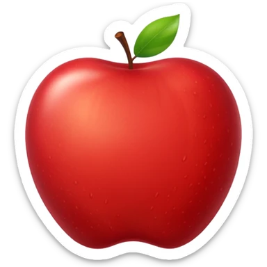 Create an emoji of an energy bar that you can eat. It should look like an apple emoji. sticker