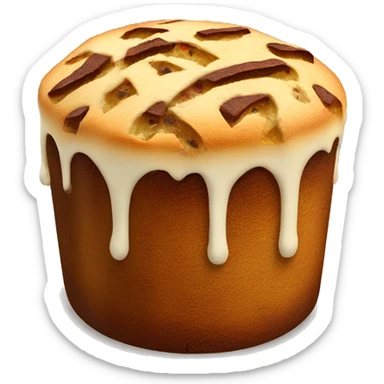 Panettone relleno de chocolate  sticker
