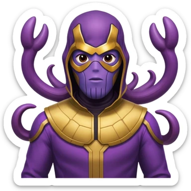 squid game thanos character sticker