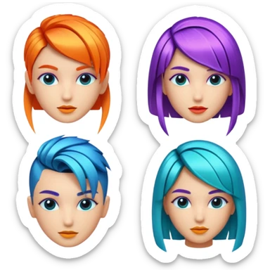 AI Hairstyles sticker