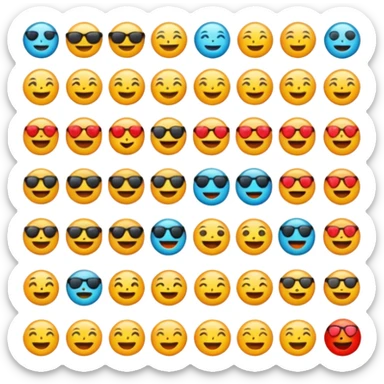 Random emoji sticker