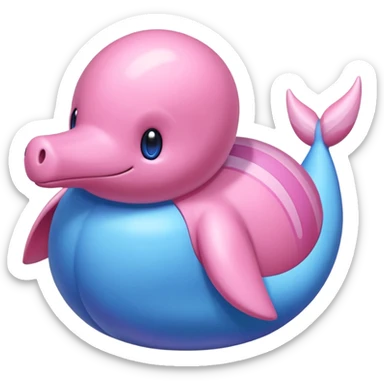 Cresselia-Palkia-Kirby-Fakémon-creature-hybrid sticker