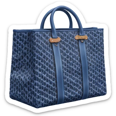 goyard bag blue sticker