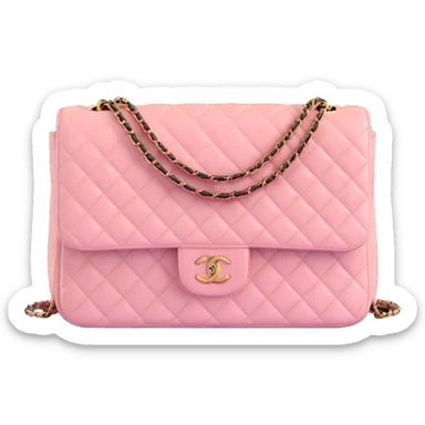 Light pink Chanel bag sticker