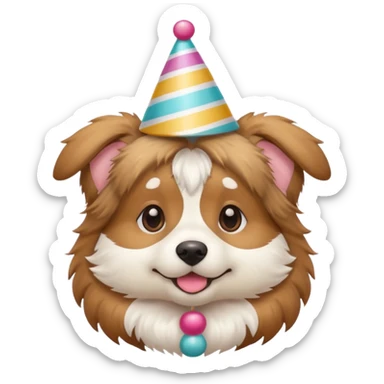 cute dog in game Party Animal sticker