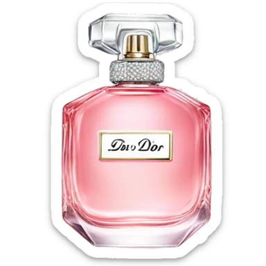 Miss dior perfume sticker