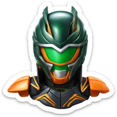 Kamen rider gaim orange lockseed  sticker