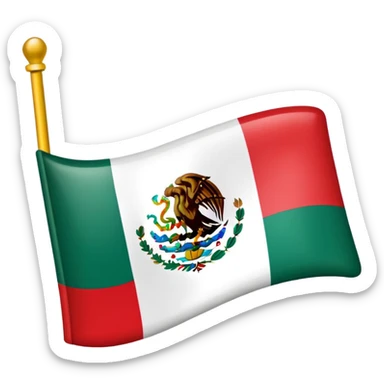 Hazme un emoji de la bandera de México  sticker