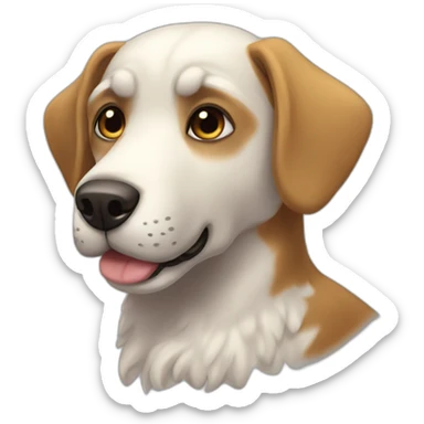 Perro con alas sticker