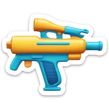 still water gun sticker